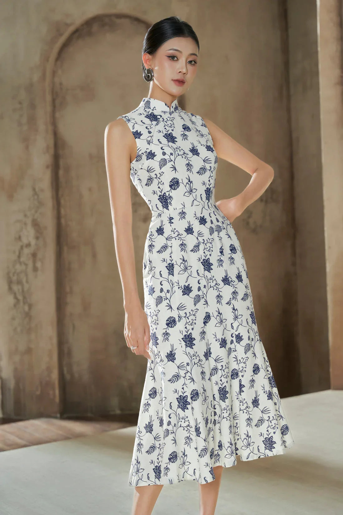 Airi Batik Dress in B&W Joli Pretty