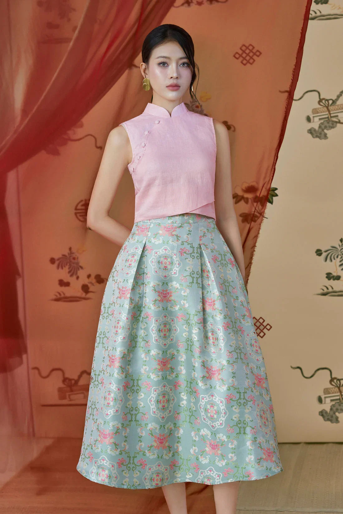 Yve Pink Crop Top Joli Pretty