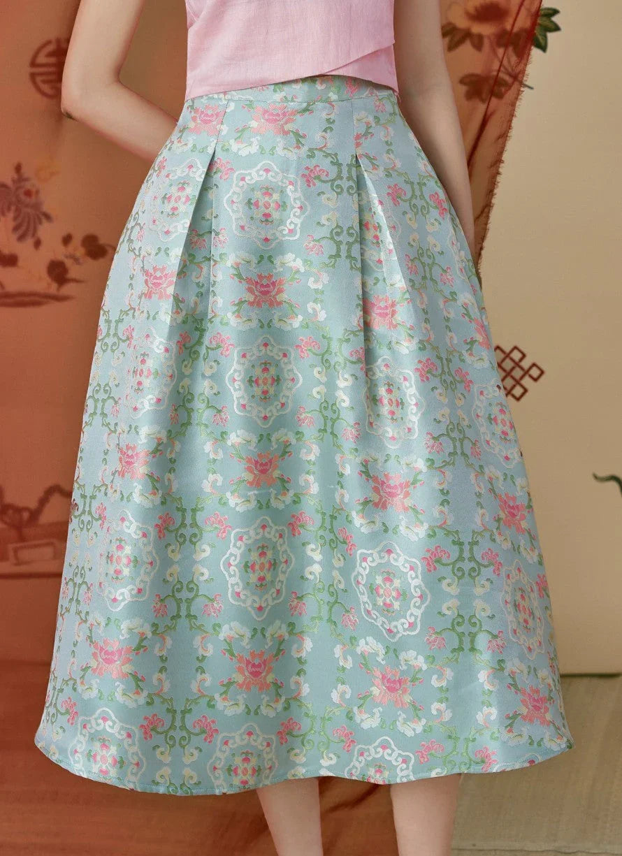 Yve Brocade Skirt Joli Pretty