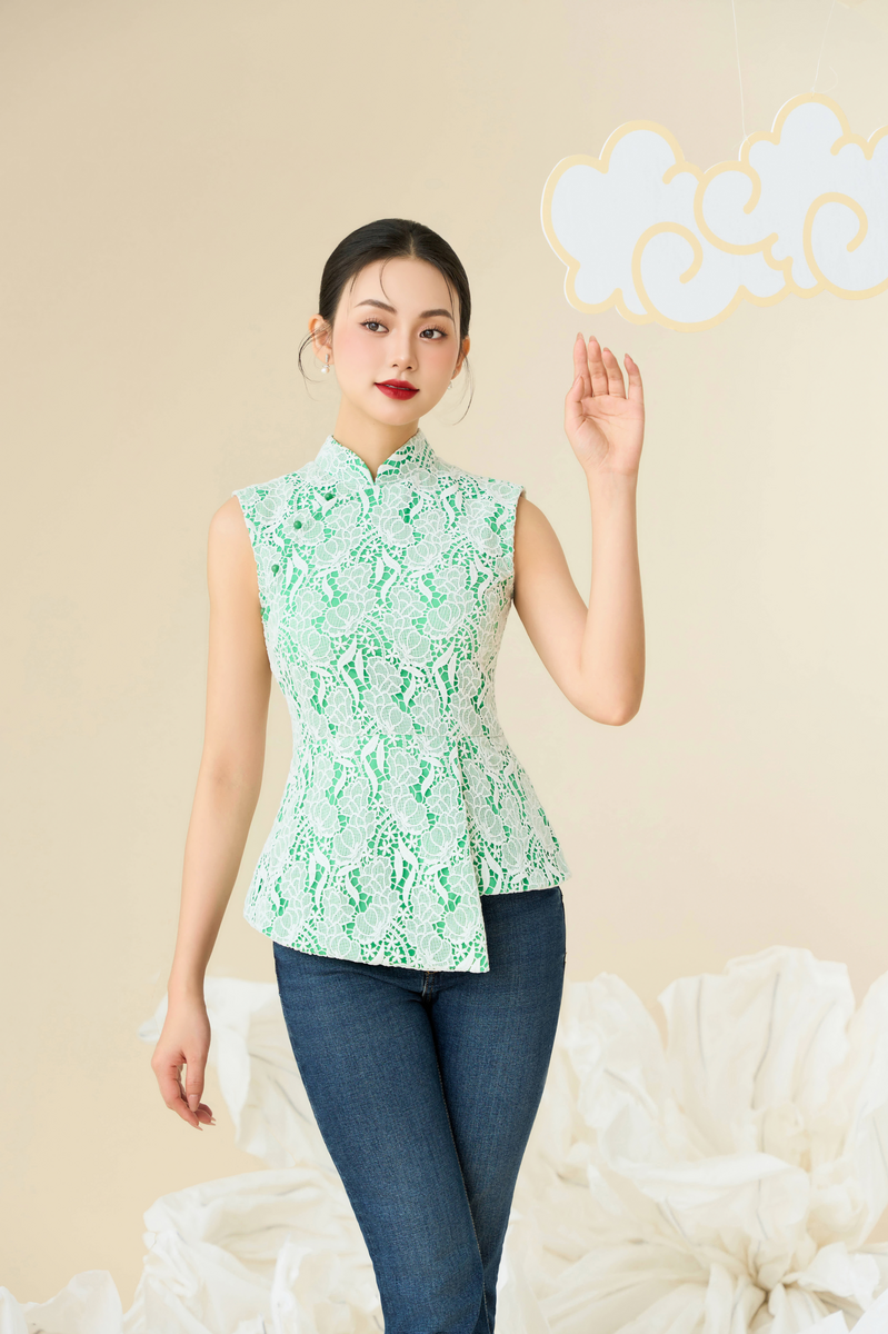 Ash Lace Peplum