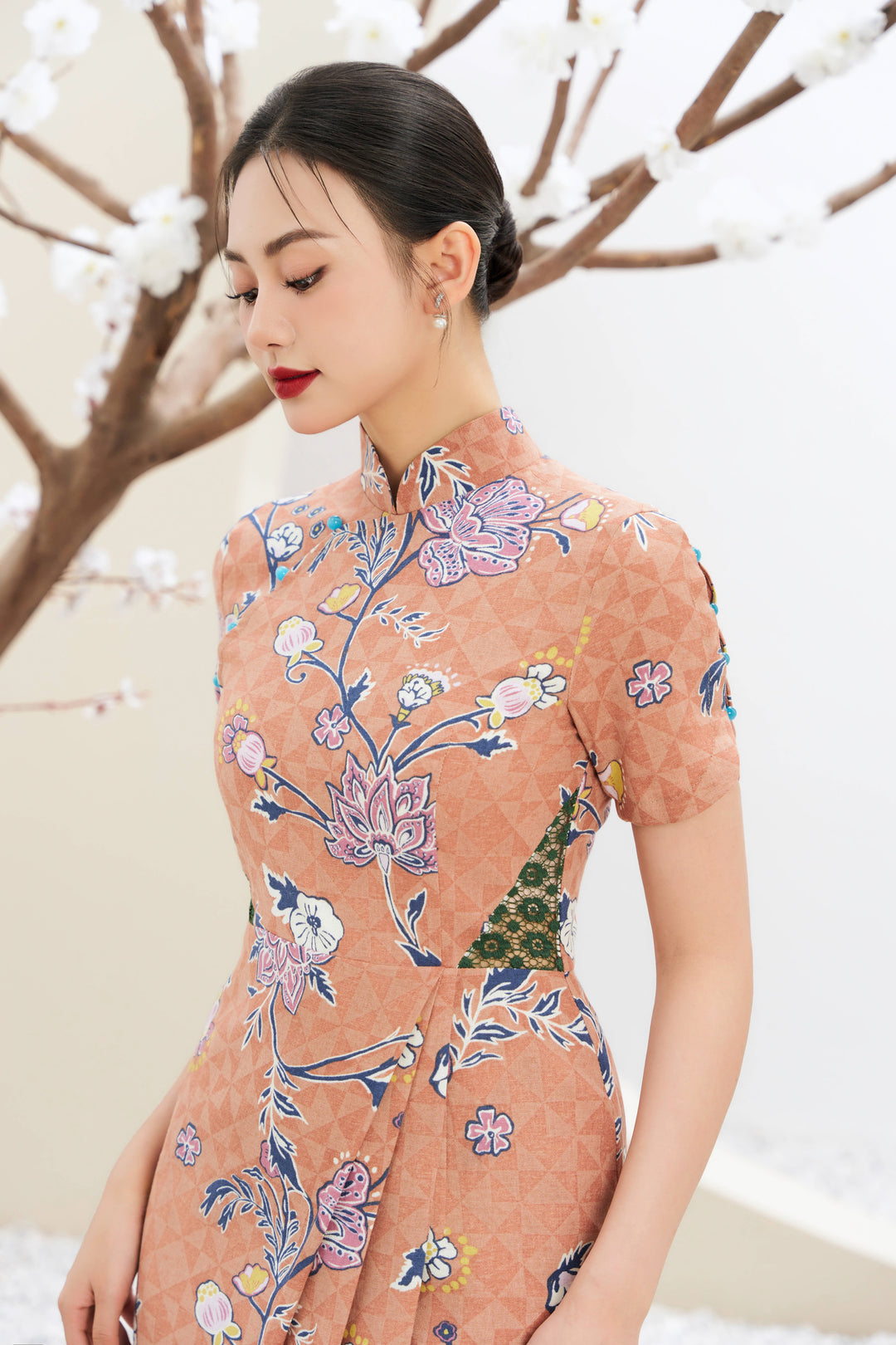 Lyra Batik Wrap Dress