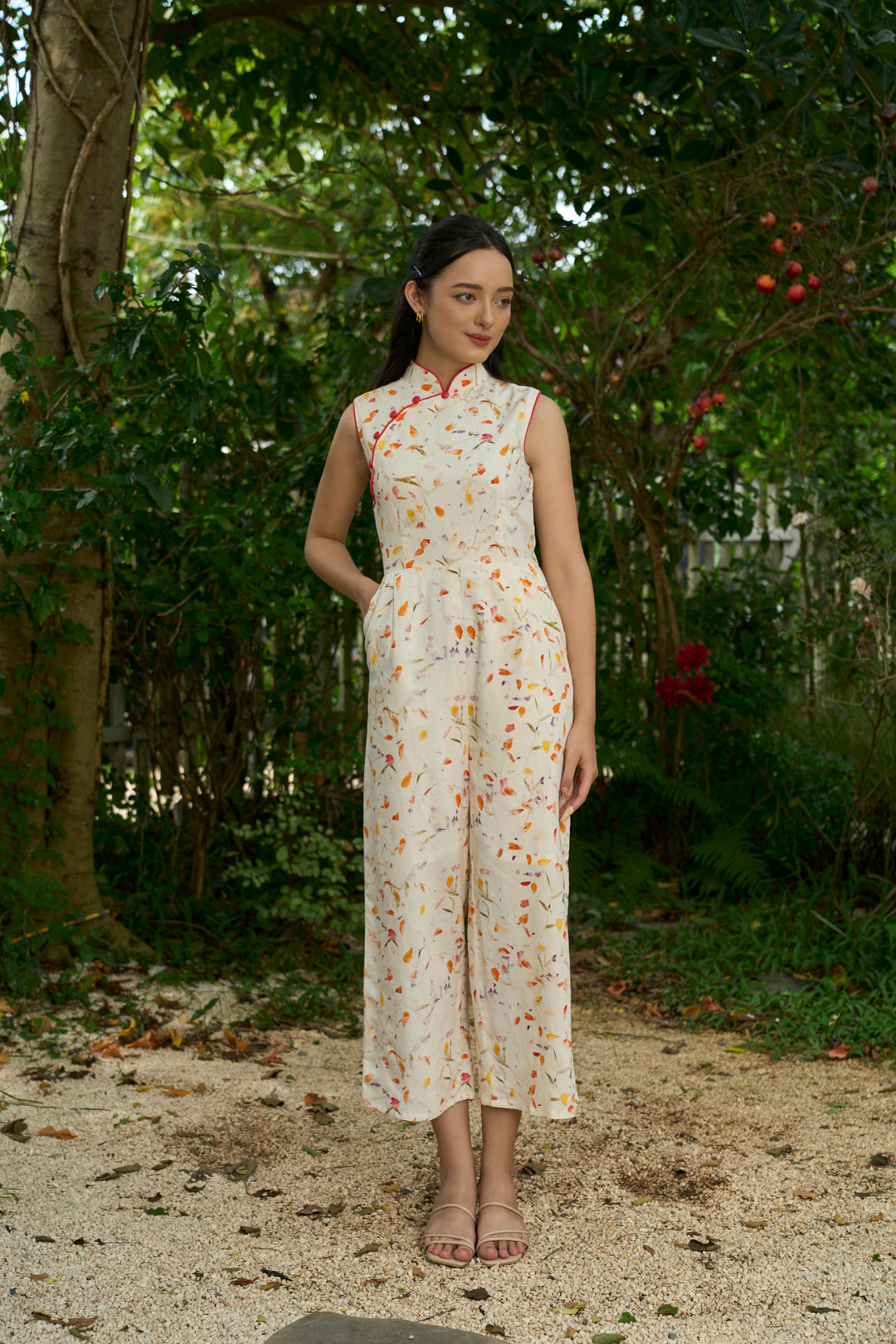 Amber Watercolor Jumpsuit