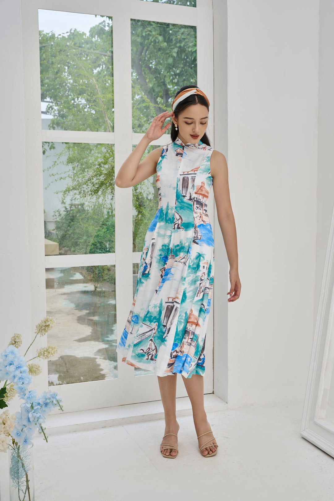 Ari Dress in Art Print