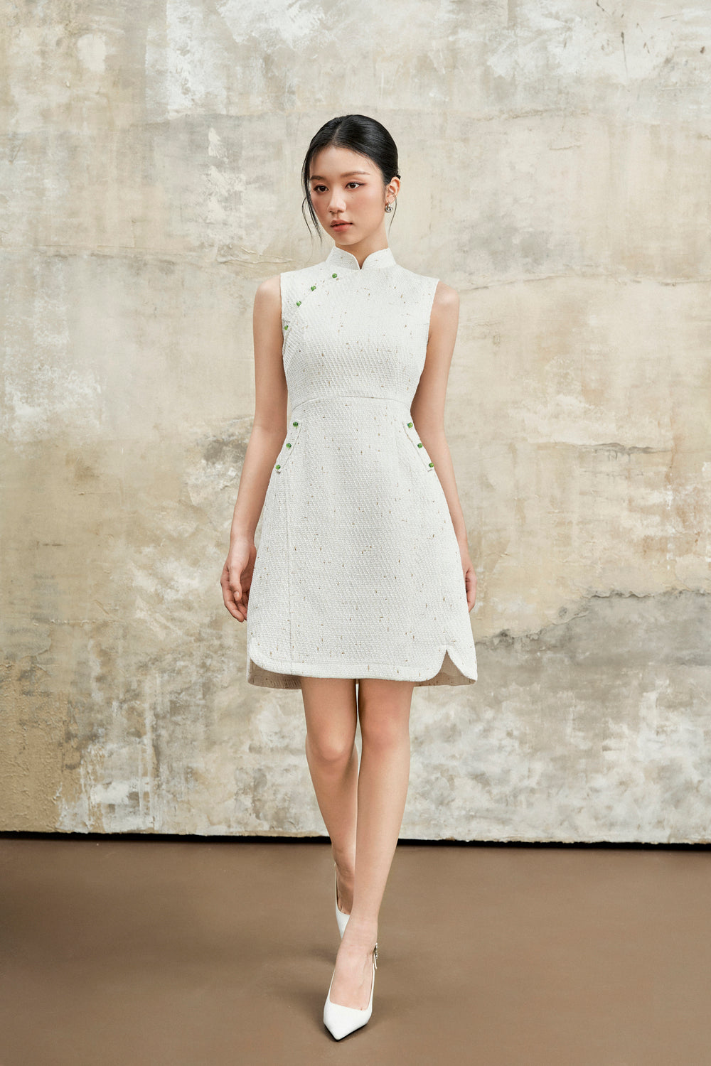 Cleo Tweed Dress