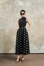 Lovina 3D Polka Skirt