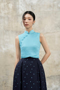 Yves Crop Top in Tiffany
