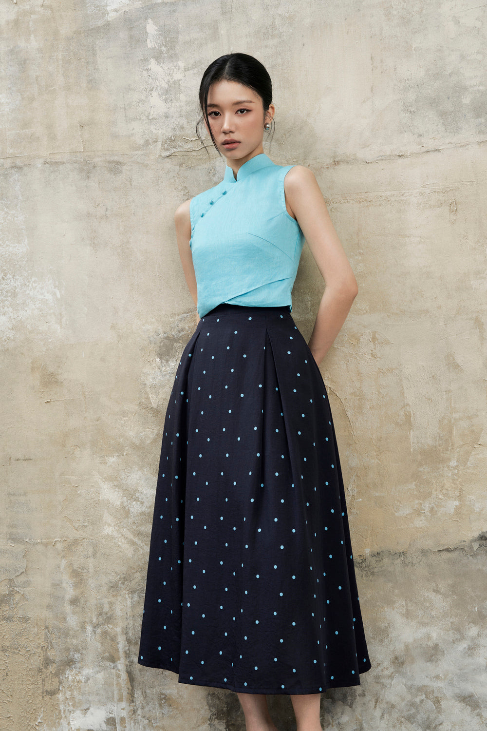 Yves Crop Top in Tiffany