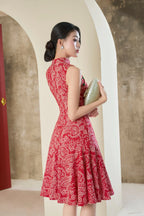 Paisley Coral Dress Joli Pretty