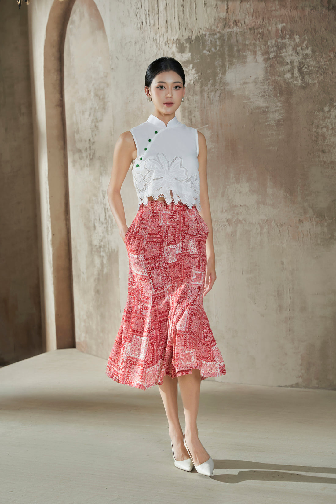 Aria Mermaid Skirt Set