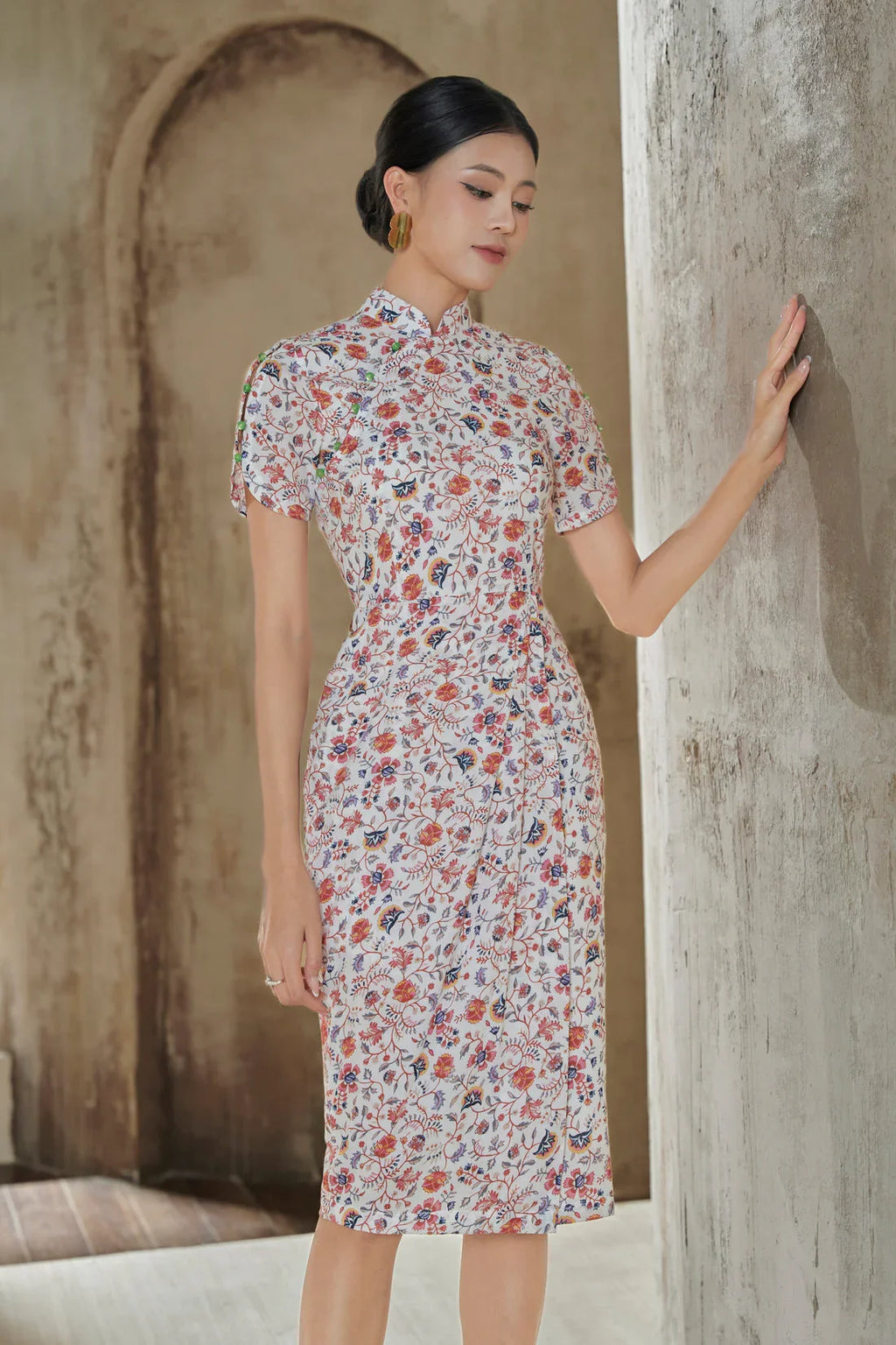 Hana Batik Wrap Dress Joli Pretty