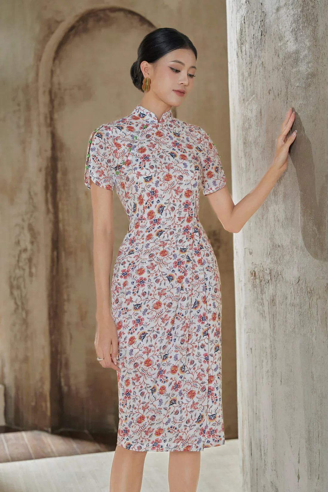 Hana Batik Wrap Dress Joli Pretty