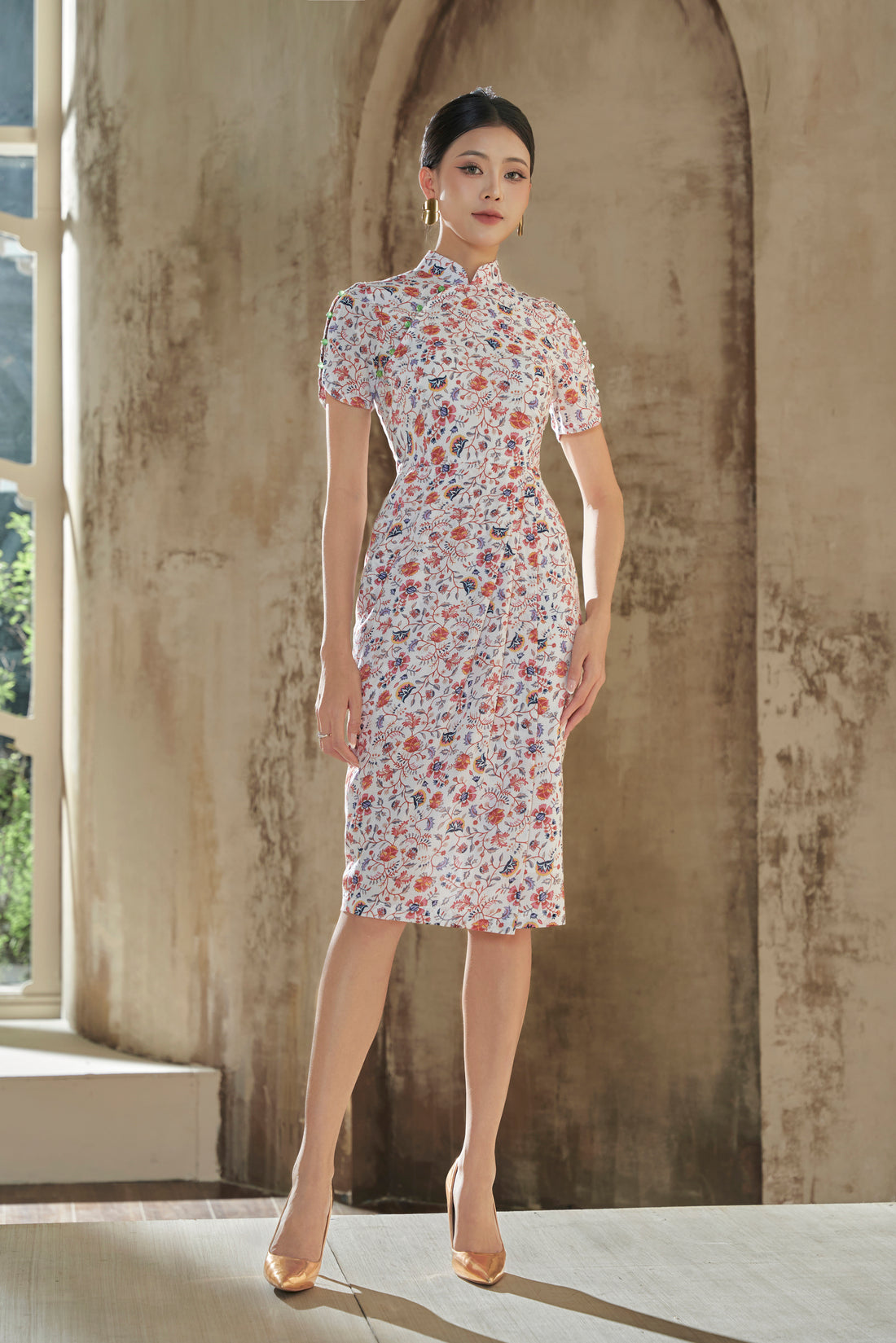 Hana Batik Wrap Dress