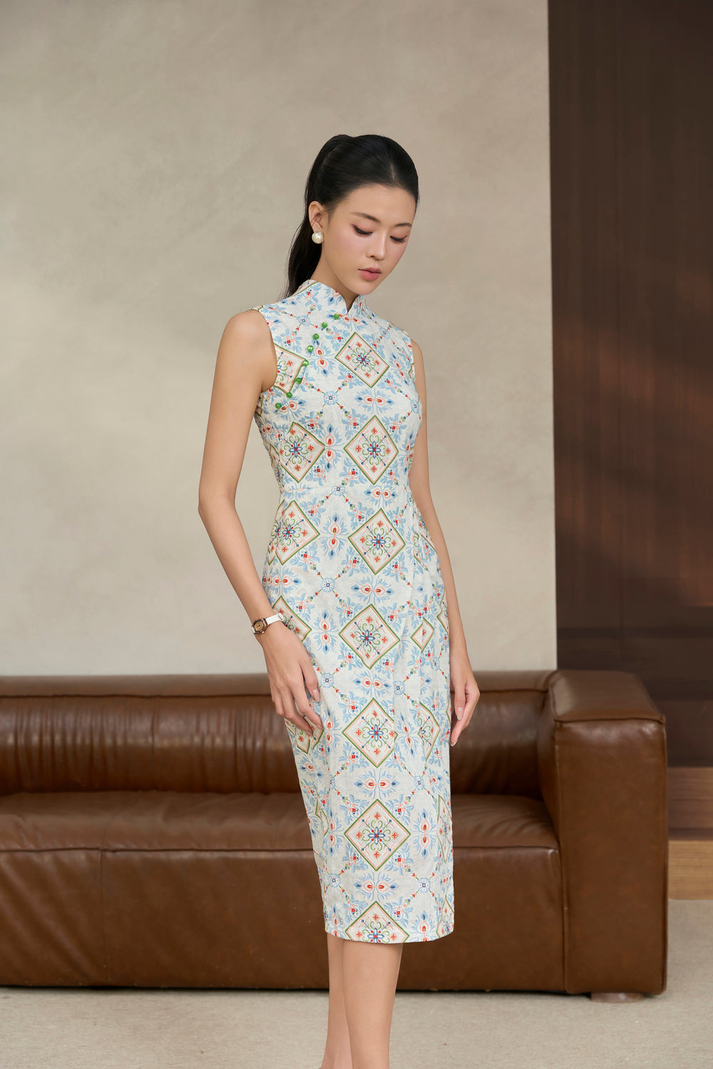 Tara Embroidered Wrap Dress