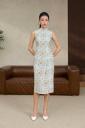 Tara Embroidered Wrap Dress