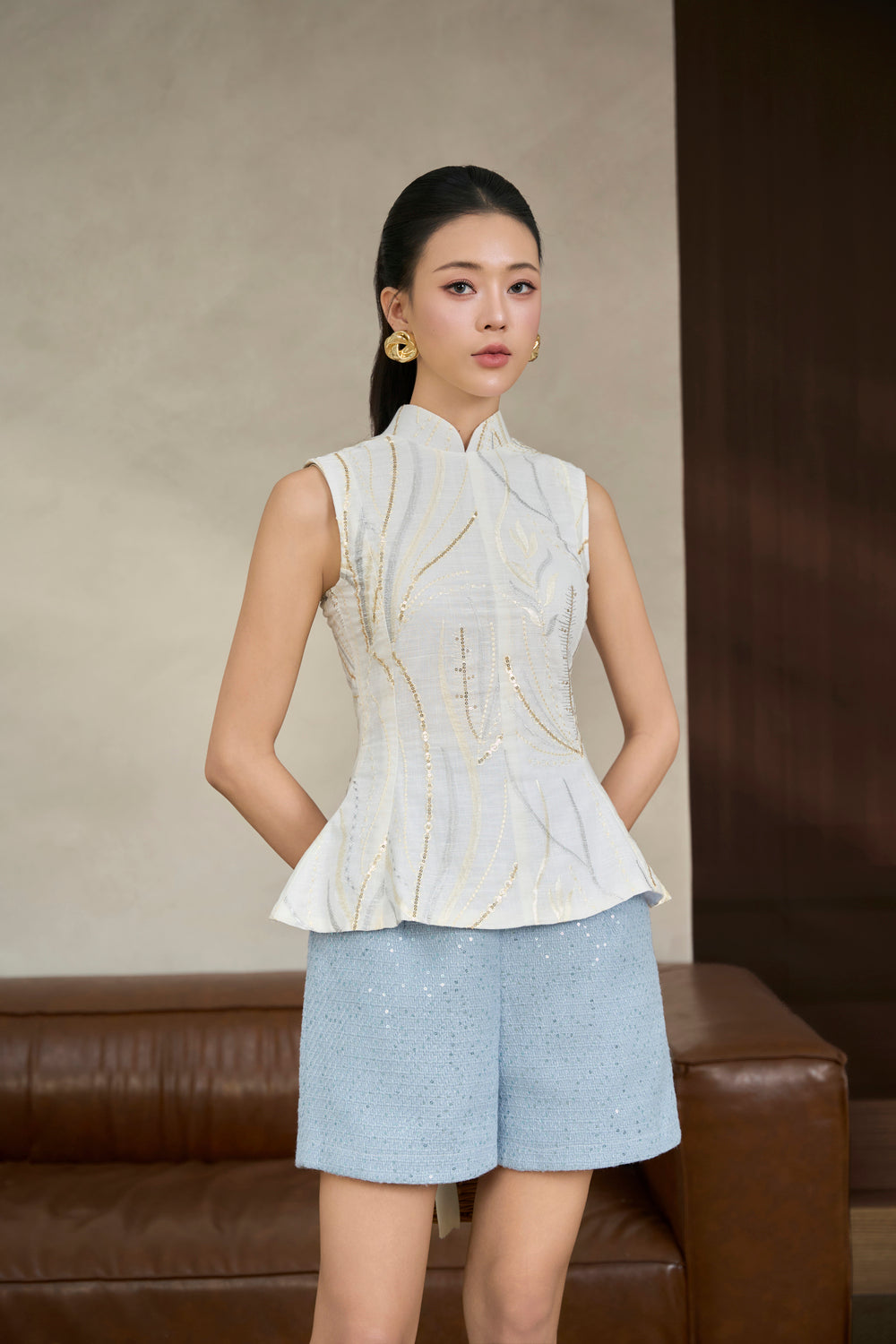 Alicia Sequin Blouse