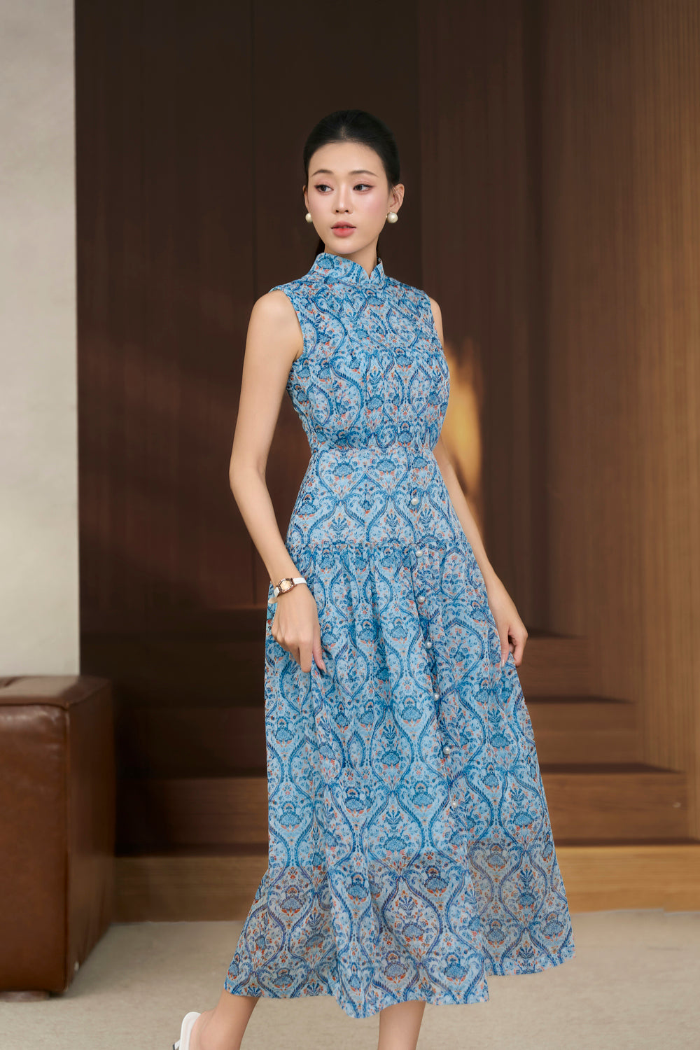 Amara Pleated Dress