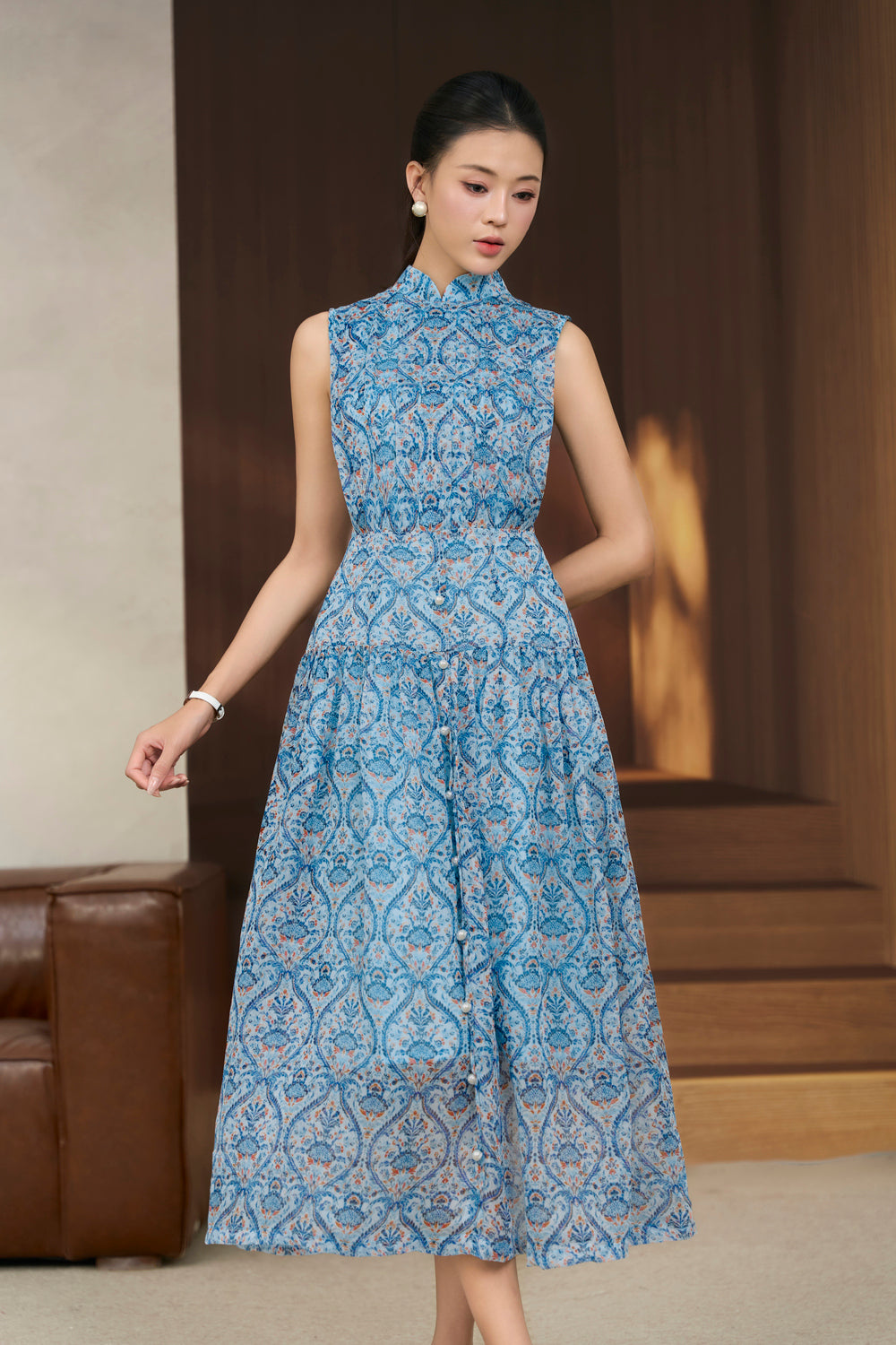 Amara Pleated Dress