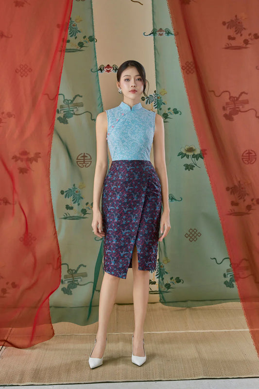 Solé Sky Blue Lace Dress Joli Pretty