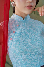Solé Sky Blue Lace Dress Joli Pretty