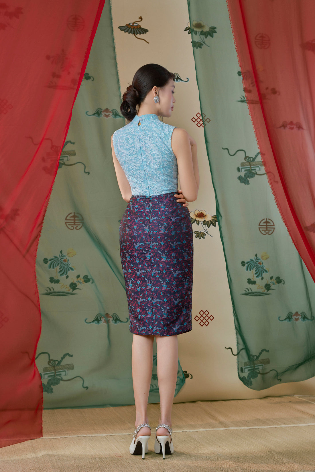 Solé Sky Blue Lace Dress