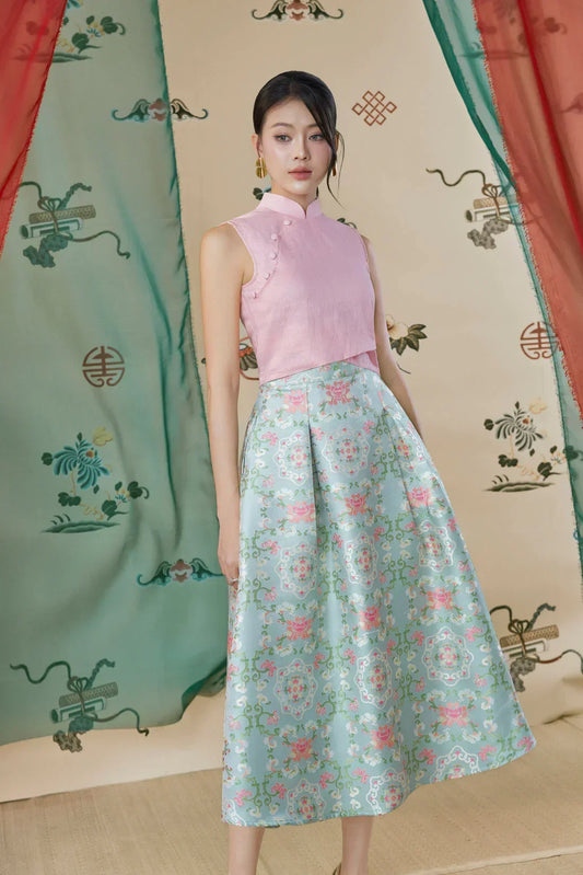 Yve Pink Crop Top Joli Pretty