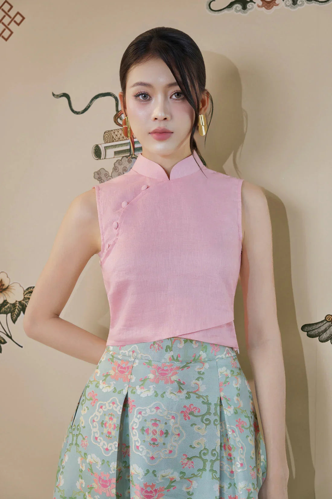 Yve Pink Crop Top Joli Pretty
