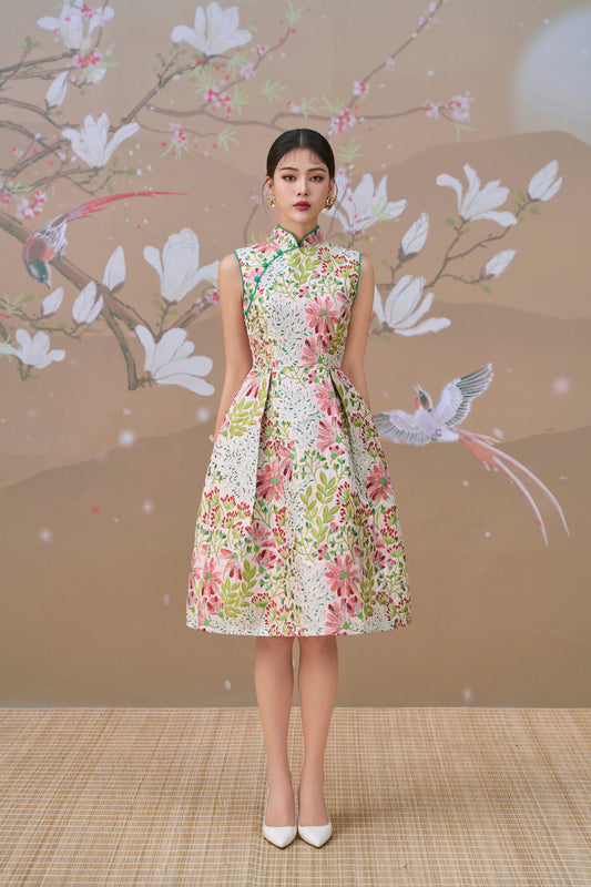 Yuki Jacquard Dress