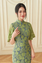 Olive Lace Dress Joli Pretty