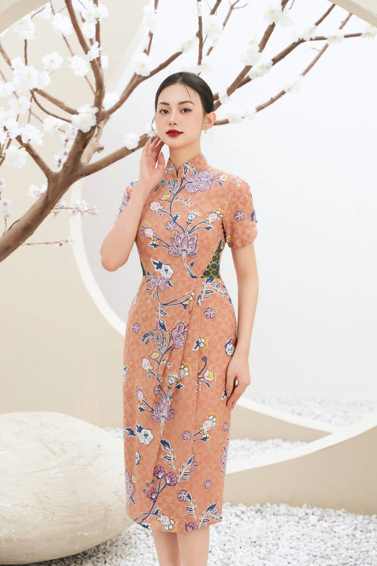 Lyra Batik Wrap Dress