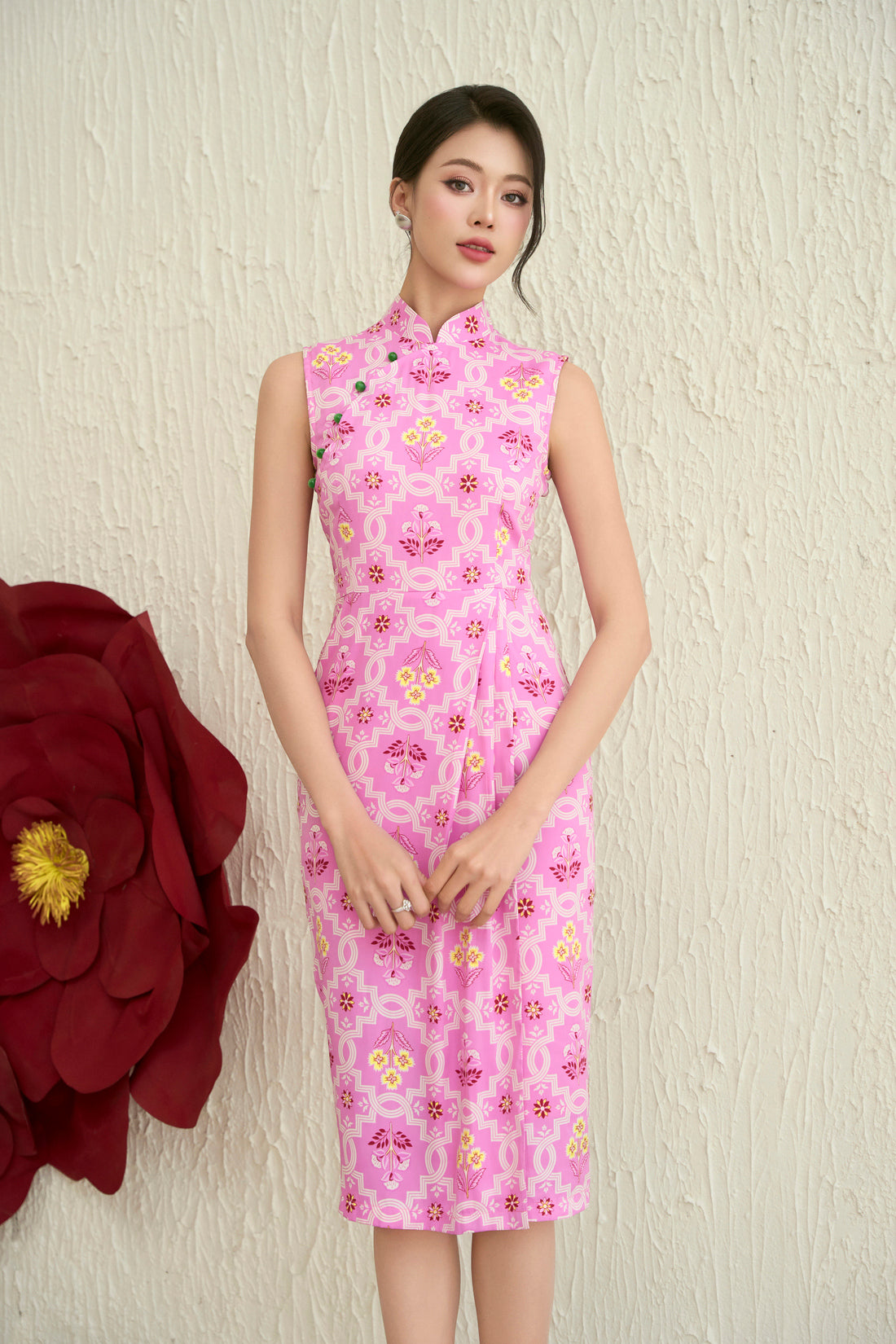 Nonya Pink Wrap Dress