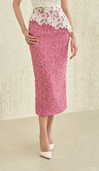 Tweed Midi Skirt Joli Pretty